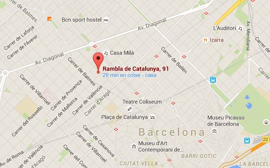 Map: Barcelona - Ciutat Vella